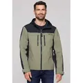 CAMP DAVID Outdoorjacke mit Logostickereien grün XL (56)