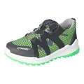 RICOSTA Jungen Low-Top Sneaker Walk, Kinder Halbschuhe, lose Einlage, BOA, Laufschuhe, Freizeit, sportlich, straßenschuhe, neongrün/schwarz (550), 30 EU