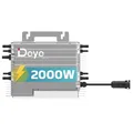 DEYE Mikro-Wechselrichter 2000 W SUN-M200G4-EU-Q0 für Mini-PV Solaranlage Balkonkraftwerk, IP67 wetterfest, 4 MPPT, WIFI, Micro Inverter