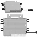 DEYE Mikro-Wechselrichter 2000 W SUN-M200G4-EU-Q0 für Mini-PV Solaranlage Balkonkraftwerk, IP67 wetterfest, 4 MPPT, WiFi, Micro Inverter