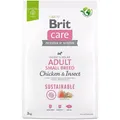 BRIT Care Dog Sustainable Adult Small Breed mit Huhn und Insekten 3 kg
