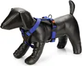 Karlie Art Sportiv Premium Y-Geschirr - Hundegeschirre - Nylon - Blau - 73-94x3 cm