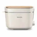 PHILIPS HD2640/10 Conscious Collection Toaster 2 Scheiben Brötchenaufsatz 830 W