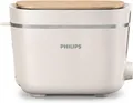 Philips Toaster Eco Conscious HD2640/10 2 Schlitze Brötchenaufsatz Weiß Matt