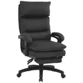 Chefsessel ELIAS, Anthrazit Stoff, ergonomisch, höhenverstellbar, bis 140 kg, 71x118 cm - Schwarz