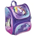 Scooli - CUTIE Vorschulranzen Unicorn Academy - Hauptfach und Vortasche - gepolsterte Träger und Rücken - Ideal für Kinder ab 3 Jahren