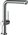 hansgrohe Talis M54 - Niederdruck Armatur Küche mit Brause ausziehbar, Küchenarmatur für Untertisch-boiler, Wasserhahn Küche mit Auslaufhöhe 270 mm, Mischbatterie Küche schwenkbar, Chrom, 72860000