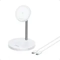 Anker MagGo Wireless Ladegerät (2-in-1 Ständer) White - Weiß