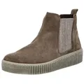 Gabor Gabor Stiefelette Veloursleder/Textil Plateaustiefelette braun|grau 39 EU (6 UK)