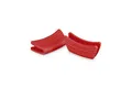 Le Creuset 2er-Set Griffschutz aus Silikon, Anpassungsfähig, Hitzebeständig bis 250°C, Kirschrot, 93010300060000
