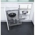 Vauth Sagel Eckschrank Beschlag Cor Fold Schwenkbeschlag Korbvariante Links, Stahl Silberfarbig