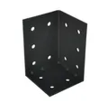 Prima-Online Möbelbeschlag Bettwinkel 70x70x104 mm Schwarz Bettverbinder Winkelbeschlag (4 St)
