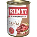 Rinti Pur Kennerfleisch Lamm | 24x 400g Hundefutter
