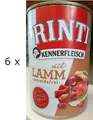 (EUR 9,15/kg)  Rinti Kennerfleisch Lamm Hundefutter nass getreidefrei: 6 x 400 g