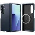 Spigen Tough Armor Pro MagFit Hülle für Samsung Galaxy Z Fold 7, Kompatibel mit MagSafe -Metal Slate