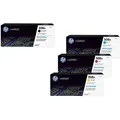 HP Original 508A Toner schwarz, cyan, magenta, gelb (CF360A, CF361A, CF362A, CF363A) 4er Set Multipack