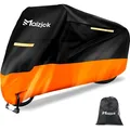 Motorrad Abdeckplane 210D - Winterfest für Moped und Roller 245x105x125 cm