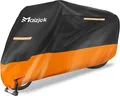 Maizjok Motorrad Abdeckplane Outdoor Motorradabdeckung Garage 245x105x125 cm