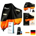 Motorrad Abdeckplane 210D Wasserdicht 245x100cm Schutzplane für Motorrad