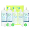 Bausch und Lomb Kontaktlinsenflüssigkeit - Biotrue All-in-One Kombilösung Kontaktlinsen weich mit Schraubverschluss 3 x 300 ml