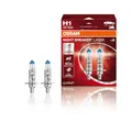 Osram NIGHT BREAKER LASER H1, +150% mehr Helligkeit, Halogen-Scheinwerferlampe, 64150NL-HCB, 12V PKW, Duo Box (2 Lampen)