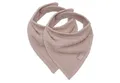 Jollein Sabberlätzchen Baby - Bandana - Wild Rose - 2er Pack - 100% Baumwolle - Mit Klettverschluss - Babylatz - Lätzchen Baby