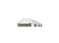 DEGAMO Ersatzdach / Dachplane PALMA für Zelt 3x6 Meter, PVC weiss 480g/m², incl. Spanngummis