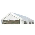Ersatzdach Dachplane Zeltdach Pavillondach Zeltplane 3x6m PVC weiss, 2. WAHL