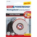 Tesa - Powerbond Ultra Strong - Doppelseitiges, Extra Starkes Montageband Zur Permanenten Befestigung Im Außen- Und Innenbereich - 1,5 M