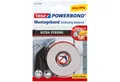 tesa Doppelklebeband POWERBOND Ultra Strong Doppelseitiges Klebeband (Packung, 1-St) extra stark klebend - 1,5 m : 19 mm