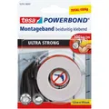 tesa Powerbond - Montageband - 1.5 m - 19 mm - Doppelseitig  - permanent - weiß
