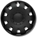 Radkappen 17 Zoll schwarz matt Erstausrüster Qualität aus robustem Kunststoff Neptun 4 Stück Radzierblenden für Stahlräder - Radblenden 4er Set für Stahlfelgen - Europäische Produktion