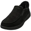 Skechers Herren Murette ScofieldSlipper, Schwarze Mikrofaser, 44 EU