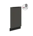 Frontblende für vollintegrierten Geschirrspüler 45 ARIA Graphite + Schwarz matt