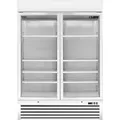SARO Tiefkühlschrank mit Glastür - 2-türig D 920 - Weiß