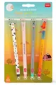 Legami FARM Sweet FARM Stiftset -Neu & OVP- 4 löschbare Gelstifte