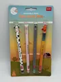Legami Farm Sweet Farm Stiftset, Kuh, Schwein, Esel, Hahn 4 löschbare Gelstifte