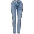STREET ONE Gerade Jeans QR Style Charlie Boyfriend Car blau 30/28