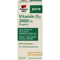 DOPPELHERZ Vitamin D3 2000 I.E. pure Tropfen 9,2 ml PZN 16753262
