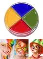 Creme Schminke rot-blau-gelb-grün Fasching Make-up 15ml - Hochwertige Schminke