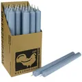 25 Stabkerzen Taubenblau 180 x 22 mm Kerzenfarm Kerzen Candle