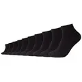 Camano Kurzsocken 10er Pack schwarz 35-38