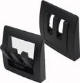 Garderobe Kleiderhaken Haken 3fach klappbar Wohnwagen Wohnmobil Caravan Camper Boot schwarz