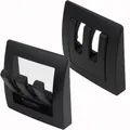 pro-Styling design for perfection Garderobe Kleiderhaken Haken 3fach klappbar Wohnwagen Wohnmobil Caravan Camper Boot schwarz