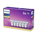 Philips LEDclassic Lampe ersetzt 50W, GU10, 6-er Pack, warmweiß (2700 Kelvin)