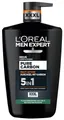 L'Oréal Men Expert 5-in-1 Duschgel und Shampoo für Männer, Pure Carbon, 1000 ml