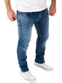 WOTEGA Justin - Herren Jeans Slim Fit - Stretchjeans Hosen für Männer - Stretch Herrenhosen - Jeanshosen, Mittelblau (Blue Indigo 193928), W29/L34