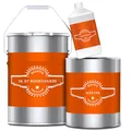 BEKATEQ 2K Epoxidharz Schiefergrau 5KG I Bodenbeschichtung UV-optimiert, Selbstentlüftend, Geruchsarm, Betonfarbe für außen & innen I Bodenfarbe für Garagen-, Werkstatt- & Industrieboden BE-702