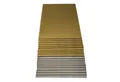 KITCHENDREAM Tortenplatte CakeBoard Set Kuchenplatte eckig gold UND silber in 3 mm starker Pappe, (10-tlg)