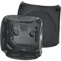 Hensel DK 0600 B Kabelabzweigkasten ohne Klemme IP66 schwarz 130x130x77mm